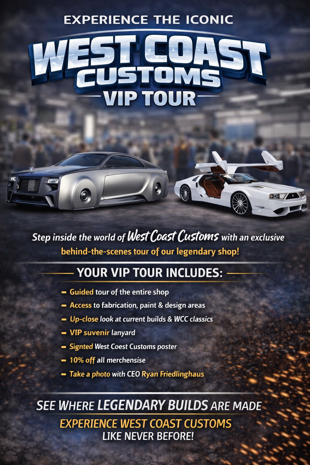 VIP Shop Tour – West Coast Customs Online Store